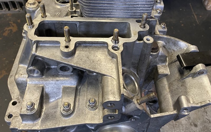 Cleaned Porsche 964 engine